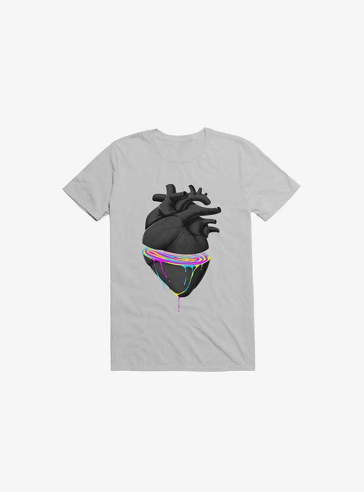 Bleeding Heart Ice Grey T-Shirt