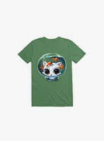 Castronaut Cat Kelly Green T-Shirt