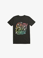 Crazy Cat Lady Black T-Shirt