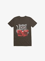 I'm Reading You Cat Brown T-Shirt