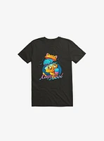 Keep It Cool Cat Black T-Shirt