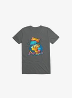 Keep It Cool Cat Charcoal Grey T-Shirt