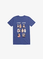 Love Is Love, Being Single Ok! Royal Blue T-Shirt