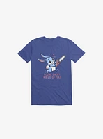 I Love Every Piece Of You Bunny Royal Blue T-Shirt