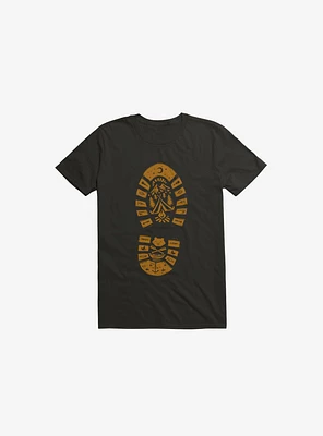 I Love Camping Boot Stamp T-Shirt