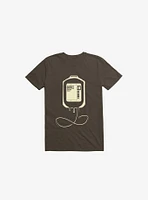 Coffee Transfusion Brown T-Shirt