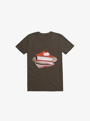 Food For The Brain Brown T-Shirt