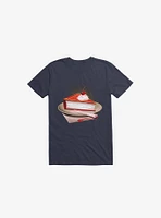 Food For The Brain Navy Blue T-Shirt