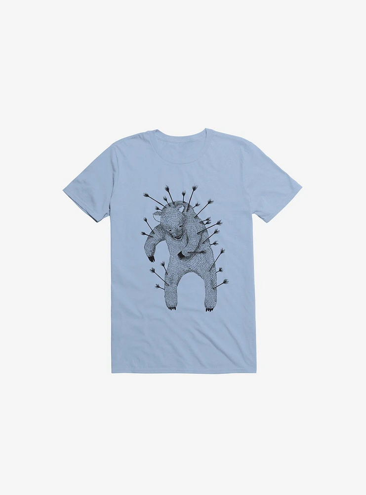 Life And Love Bear Light Blue T-Shirt