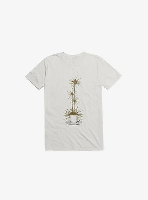 Midnight Flower White T-Shirt