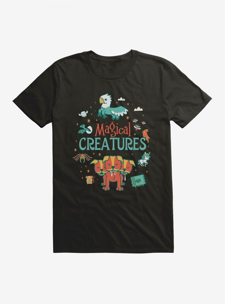 Harry Potter Comic Style Magical Creatures T-Shirt