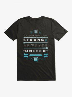 Harry Potter We Are Only As Strong United Dumbledore's Army Blue Logo T-Shirt
