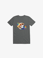 Astronaut Cat Charcoal Grey T-Shirt