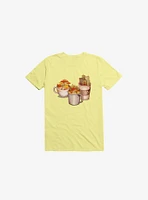 Camping Cabin Life Urban Corn Silk Yellow T-Shirt