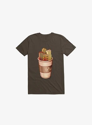 Coffee City Brown T-Shirt