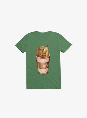 Coffee City Kelly Green T-Shirt