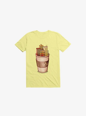 Coffee City Corn Silk Yellow T-Shirt