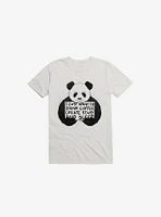 I Just Want To Drink Coffee, Create Stuff, And Sleep White T-Shirt