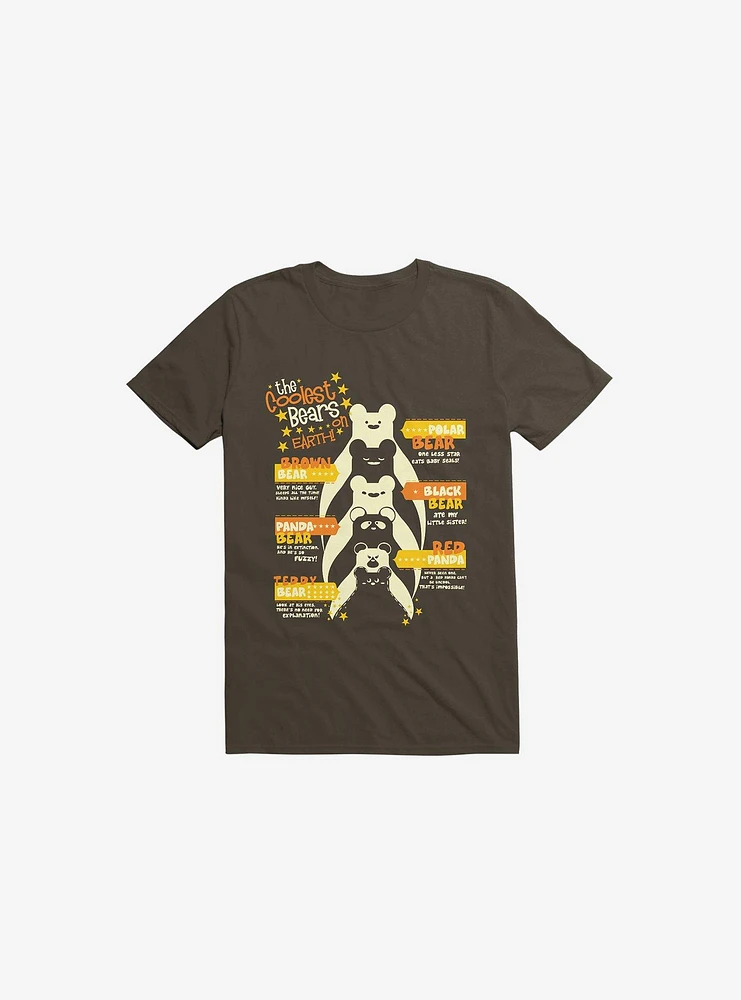 Coolest Bear Brown T-Shirt