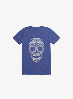 Feraenaturae Skull Royal Blue T-Shirt