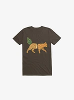 Fruit Cat Pineapple Brown T-Shirt