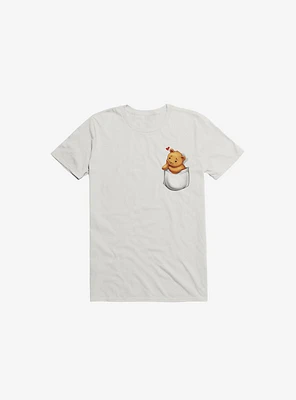 You're Always Inside My Heart Pocket White T-Shirt