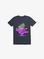 Hip Hop Hippo Navy Blue T-Shirt