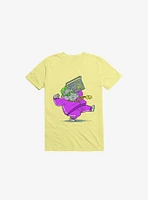 Hip Hop Hippo Corn Silk Yellow T-Shirt