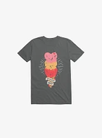 Melting Ice Cream Charcoal Grey T-Shirt