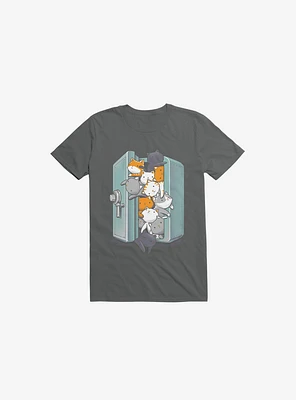 Treasure Cats Charcoal Grey T-Shirt