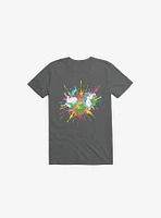 Unicorn Blast Charcoal Grey T-Shirt