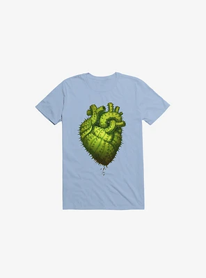 Cactus Heart Light Blue T-Shirt