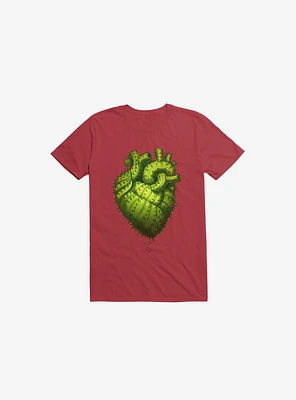 Cactus Heart Red T-Shirt