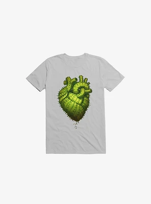 Cactus Heart Ice Grey T-Shirt