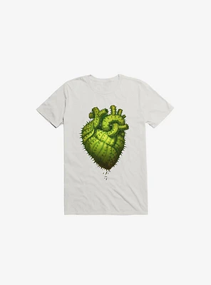 Cactus Heart White T-Shirt