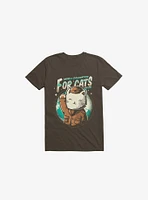 World Domination For Cats Union Brown T-Shirt