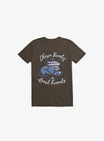 Chosen Family My Best Friends Brown T-Shirt