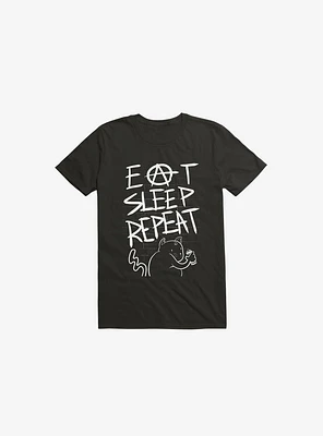 Eat Sleep Repeat Cat T-Shirt