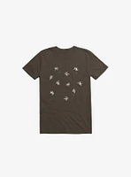Gravity Reloaded Astronauts Brown T-Shirt