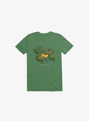 Jurassicats Kelly Green T-Shirt