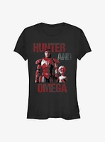 Star Wars: The Bad Batch Hunter And Omega Girls T-Shirt