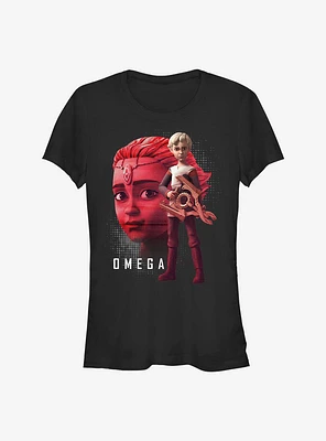 Star Wars: The Bad Batch Omega Face Girls T-Shirt