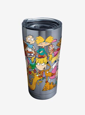 Nickelodeon Classic Characters 20z Stainless Steel Travel Mug