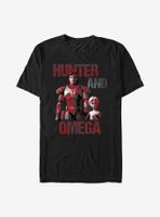 Star Wars: The Bad Batch Hunter And Omega T-Shirt