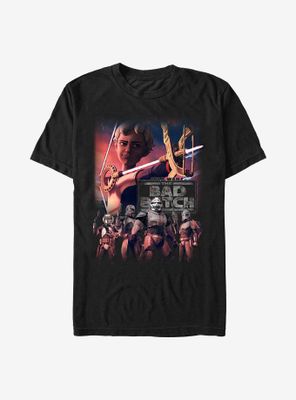 Star Wars: The Bad Batch Omega Poster T-Shirt