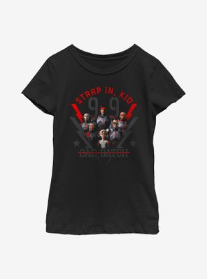 Star Wars: The Bad Batch Strap In, Kid Youth Girls T-Shirt