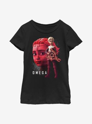 Star Wars: The Bad Batch Omega Face Youth Girls T-Shirt