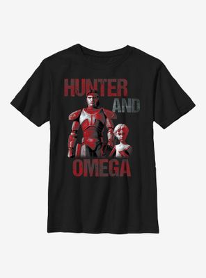 Star Wars: The Bad Batch Hunter And Omega Youth T-Shirt