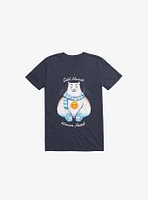 Cold Hands, Warm Heart Navy Blue T-Shirt