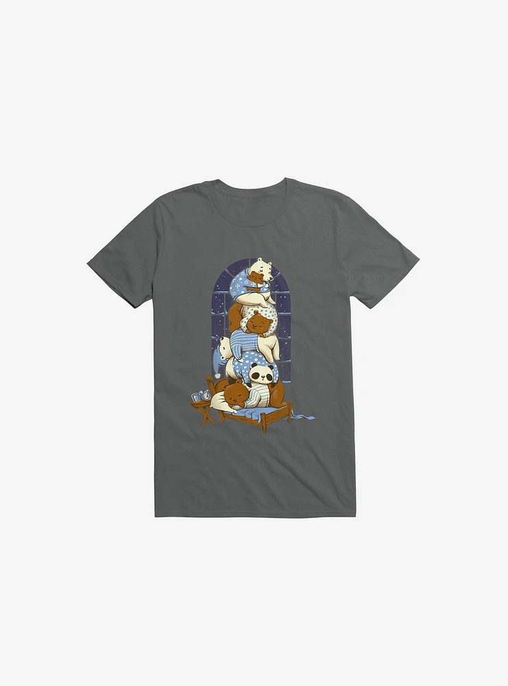 Good Night Bears Charcoal Grey T-Shirt